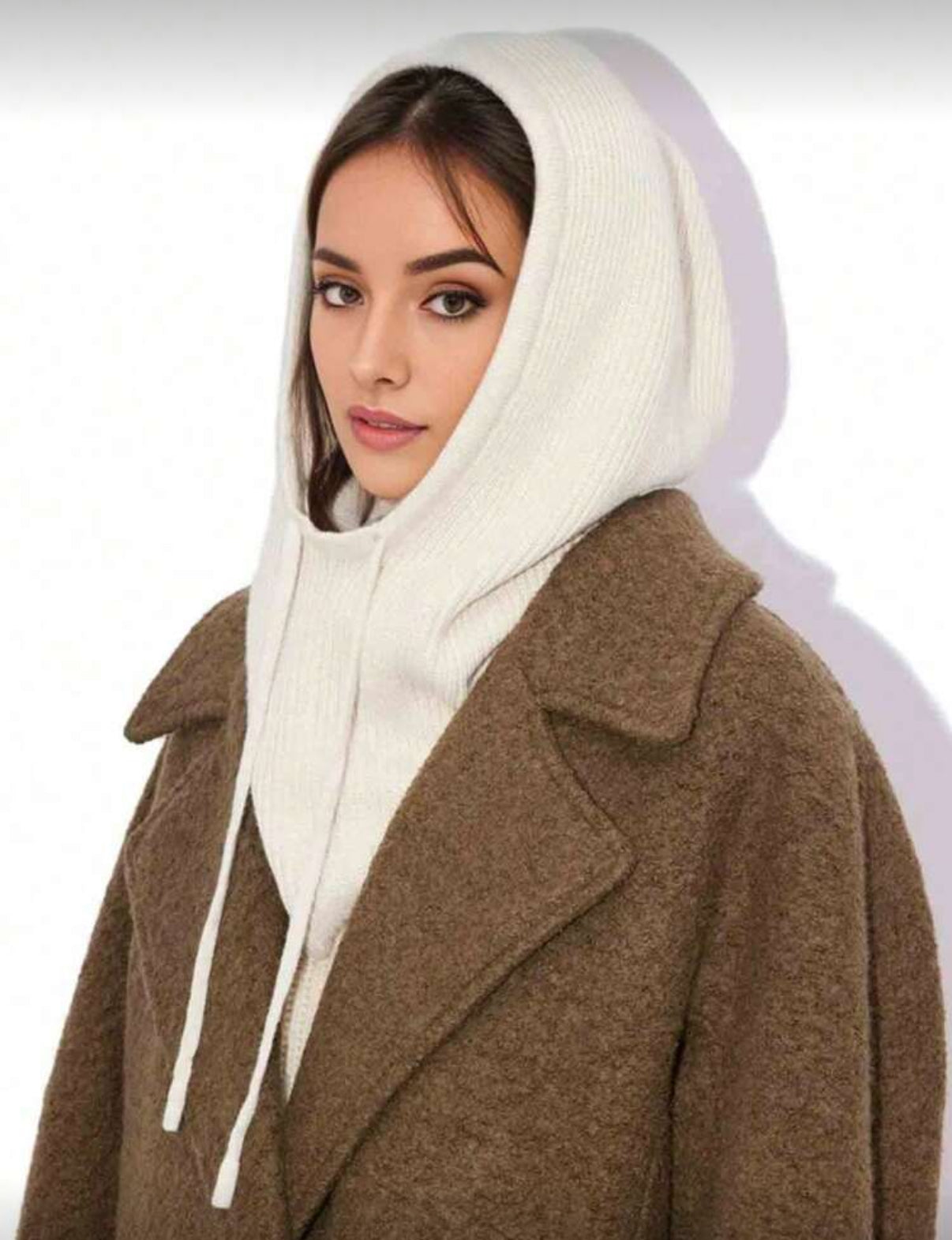 Passamontagna Unisex in Maglia con Scaldacollo