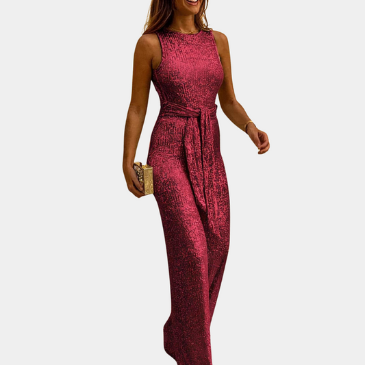 Clara Glitter Jumpsuit – Eleganza Italiana