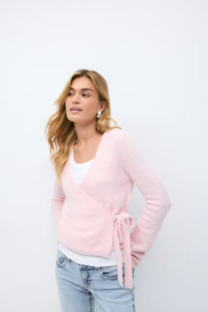 Cardigan Avvolgente in Maglia