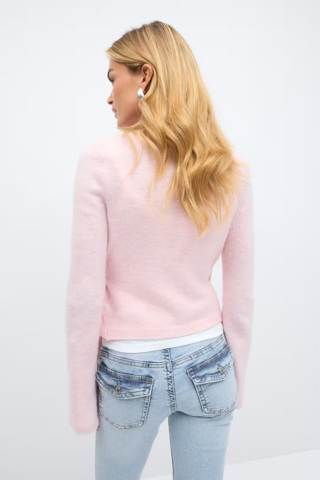 Cardigan Avvolgente in Maglia