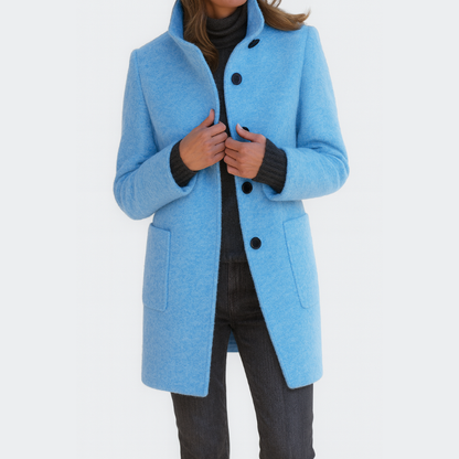 LARA| Cappotto da donna con collo alto