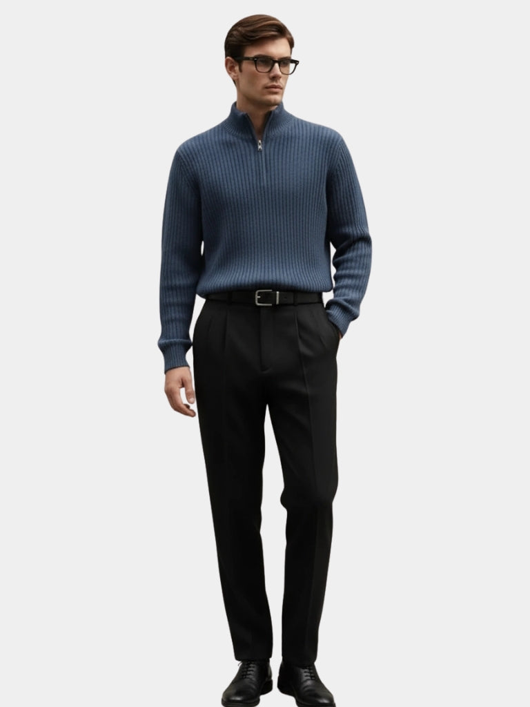 Maglione Classic Highland a Mezzo Zip - Viretti