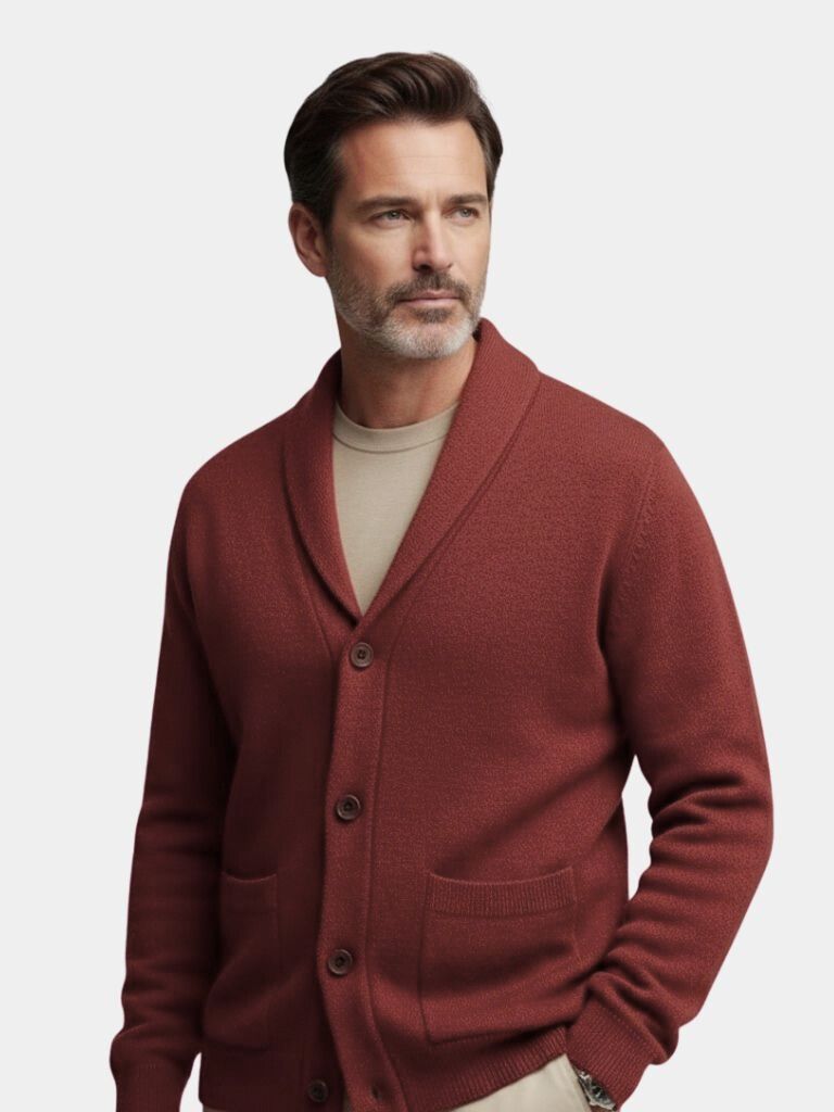 Cardigan In Maglia Britannica - Viretti