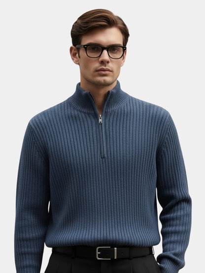 Maglione Classic Highland a Mezzo Zip - Viretti