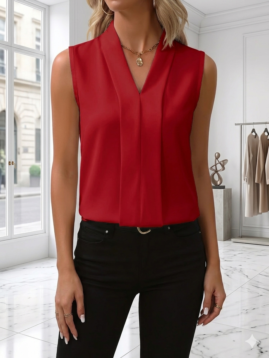 Beatrice - Top Senza Maniche Elegante da Donna