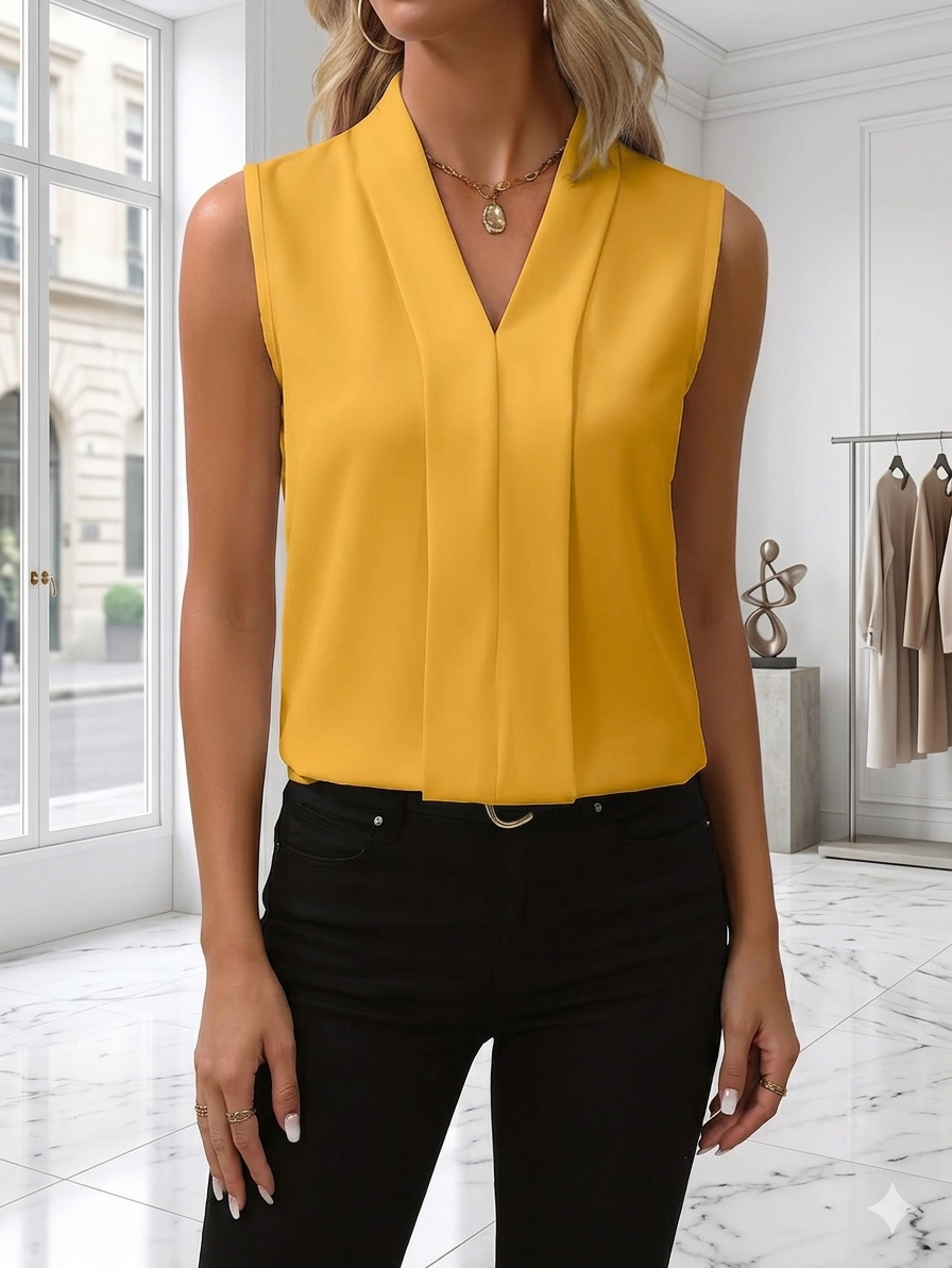 Beatrice - Top Senza Maniche Elegante da Donna