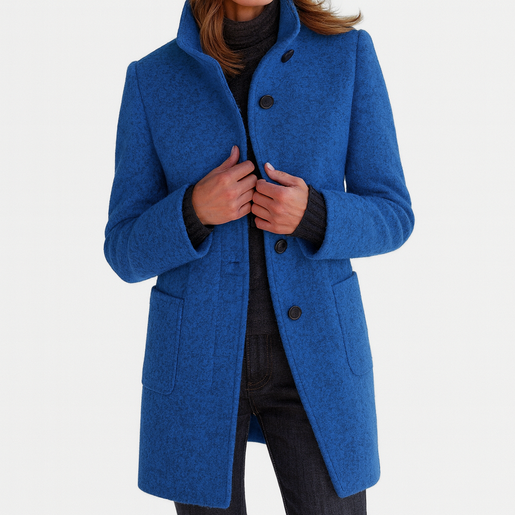 LARA| Cappotto da donna con collo alto