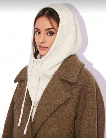 Passamontagna Unisex in Maglia con Scaldacollo