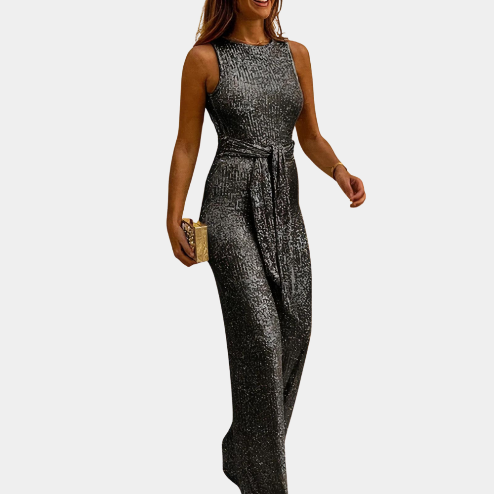 Clara Glitter Jumpsuit – Eleganza Italiana