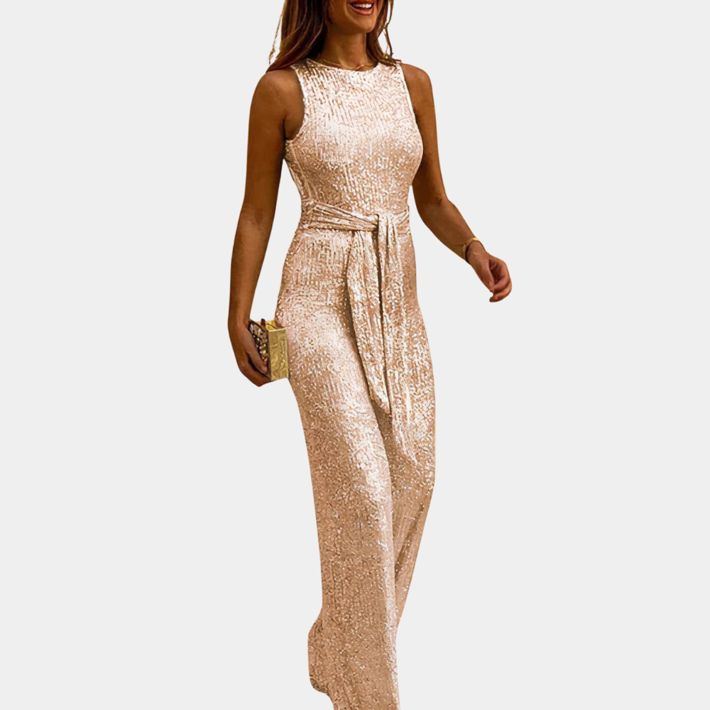 Clara Glitter Jumpsuit – Eleganza Italiana