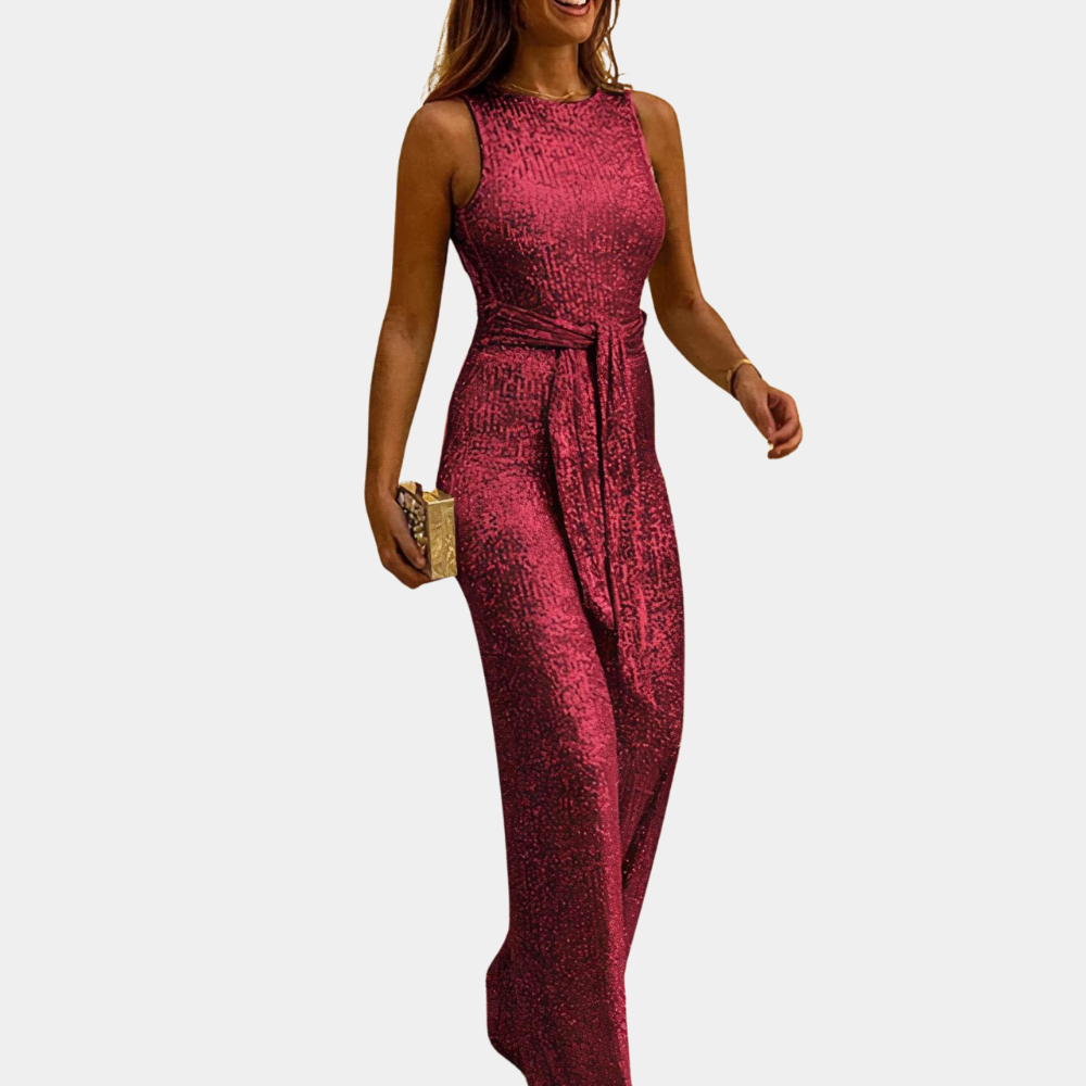 Clara Glitter Jumpsuit – Eleganza Italiana