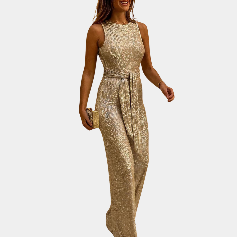 Clara Glitter Jumpsuit – Eleganza Italiana