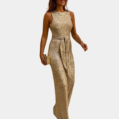 Clara Glitter Jumpsuit – Eleganza Italiana
