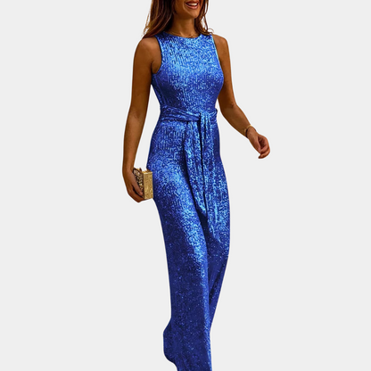 Clara Glitter Jumpsuit – Eleganza Italiana