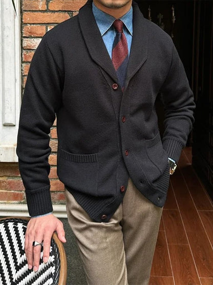 Cardigan In Maglia Britannica - Viretti