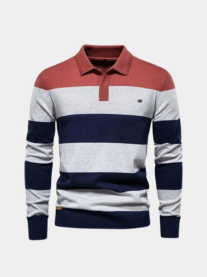 Maglione a Mezzo Zip Colorato - Viretti