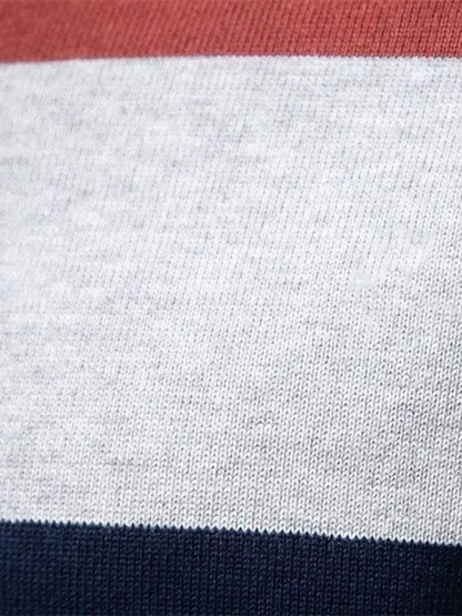 Maglione a Mezzo Zip Colorato - Viretti