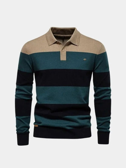 Maglione a Mezzo Zip Colorato - Viretti