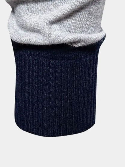 Maglione a Mezzo Zip Colorato - Viretti