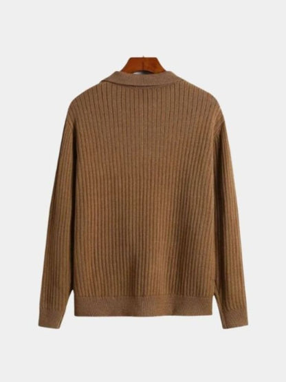 Maglione Polo a V Righe - Viretti
